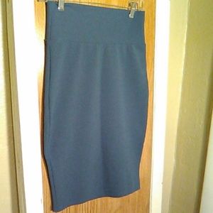 Pale Blue LulaRoe Pencil Skirt